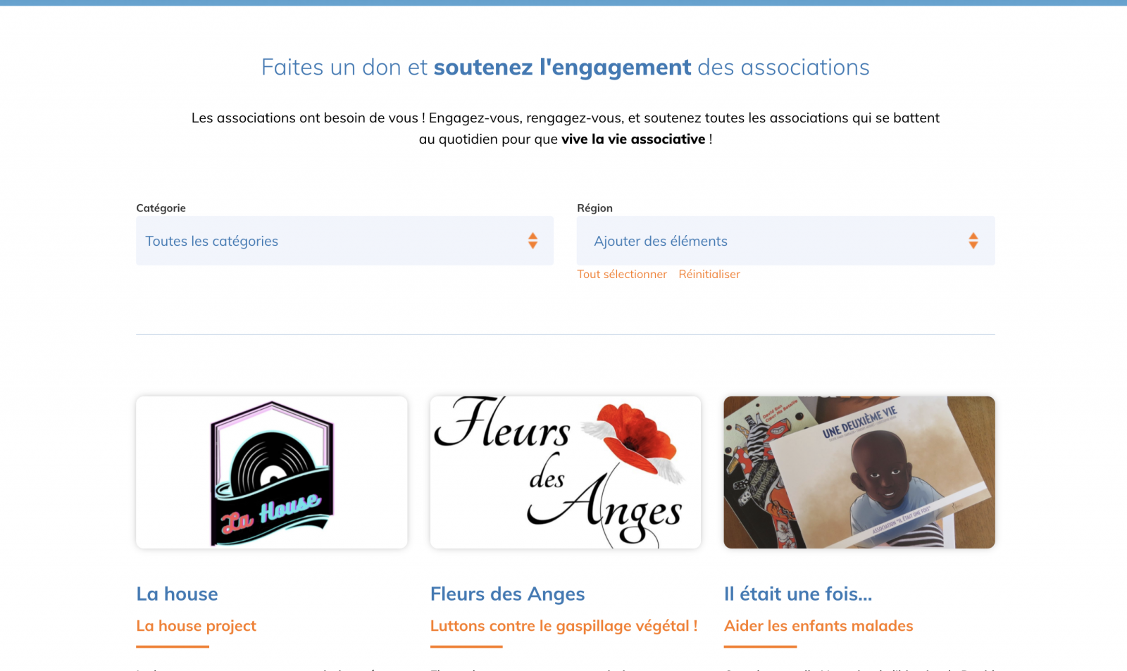 Sites de dons gratuits